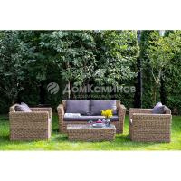 Комплект садовой мебели 4SIS Капучино Сингл (гиацинт) Цвет: соломенный