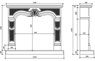 Мраморный портал Bellona