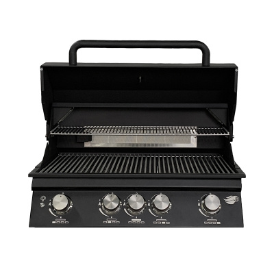 Встраиваемый гриль B-Fire Bizon Premium 4, черный