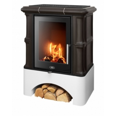 Печь-камин ABX BAVARIA EXclusive - вставка Orion, с прямым цоколем (черная)