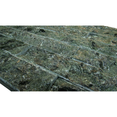 Плитка облицовочная Гефест 100х50х20 "рваный камень" серпентенит