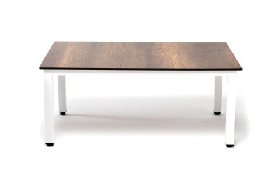 Журнальный столик 4SIS Канны из HPL 90х60х40 Цвет: дуб, белый