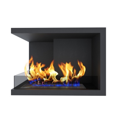 Биокамин для угловой стены 700