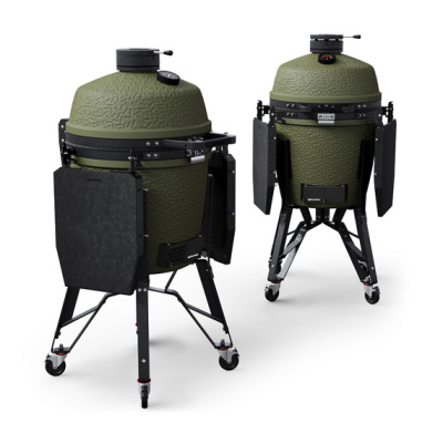 Гриль керамический угольный Kamado Epicurean Model X 500 Olive