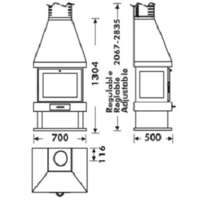 Печь-камин Panadero Canada Печь-камин Panadero Canada