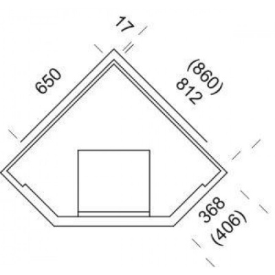 Камин NunnaUuni Blanka Angolo-1