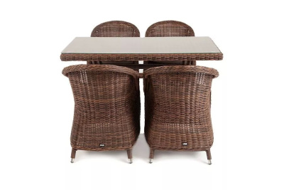 Обеденная группа 4SIS Латте-140 R Цвет: коричневый Обеденная группа 4SIS Латте-140 R Цвет: коричневый