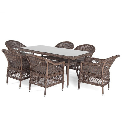 Обеденная группа 4SIS Амароне на 6 персоны Цвет: коричневый