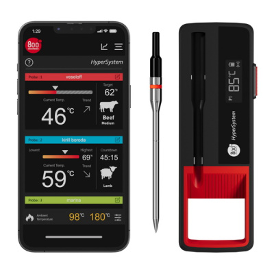Термометр цифровой 800 Degrees Meat Thermometer Chief HyperSystem