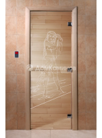 Дверь для саун DoorWood "Дженифер прозрачная"