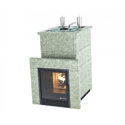 Печь для бани ИзиСтим Сочи К в кожухе из жадеита сталь AISI 321
