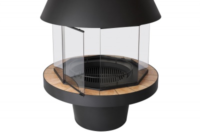 Центральный камин Fireline Dome Glass