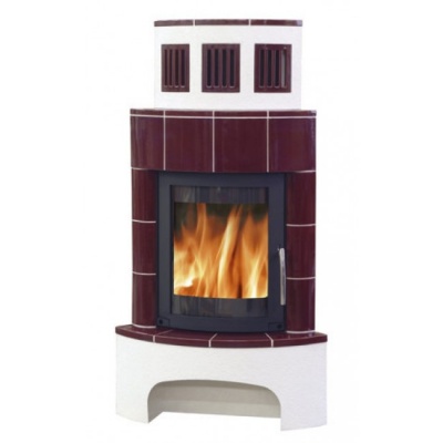 Печь-камин ABX NORMANDIE угловой (бордо)