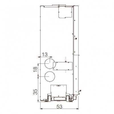 Каминная топка EdilKamin WINDO 90 N, nero