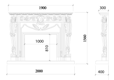 Мраморный портал Cezar