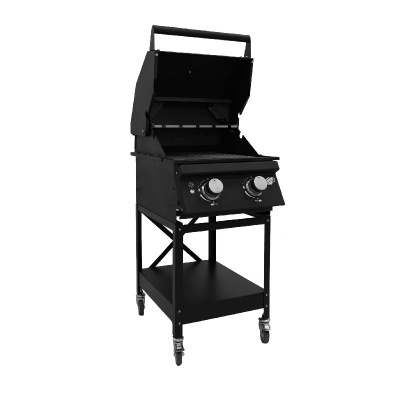 Газовый гриль B-Fire Bizon Premium 2 на подставке, черный