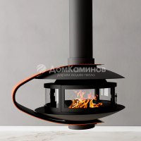 Камин Traforart Fancy Central, со стеклом, RAL