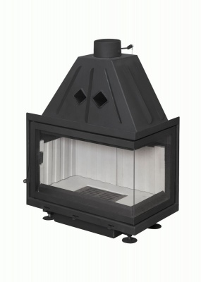 Каминная топка Экокамин АЛЬФА 700 L/R два стекла