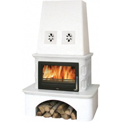 Печь-камин ABX LAPONIE (перламутр)