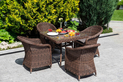 Обеденная группа 4SIS Фредо Цвет: коричневый Обеденная группа 4SIS Фредо Цвет: коричневый