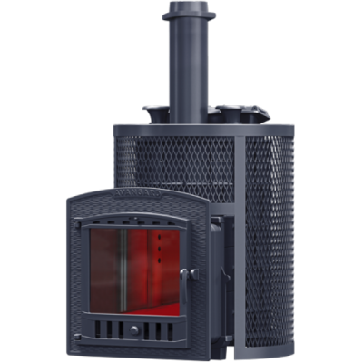 Печь для бани чугунная Гефест AVANGARD ЗК 30 (П2) Ураган в круглой сетке Печь для бани чугунная Гефест AVANGARD ЗК 30 (П2) Ураган в круглой сетке