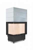 Каминная топка Hoxter Ecka 76 45 57Lh (Rh) Адаптер под аккумулятивные кольца HOXTER