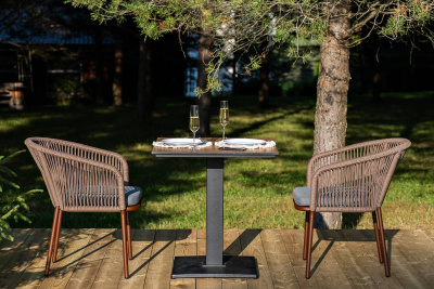 Обеденная группа 4SIS Каффе из роупа Цвет: дуб Обеденная группа 4SIS Каффе из роупа Цвет: дуб