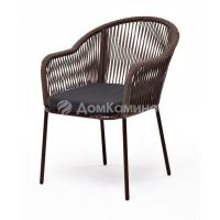 Стул 4SIS Лион из роупа Цвет: коричневый муар, коричневый, темно-серый