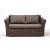 Диван 4SIS Капучино двухместный (гиацинт) Цвет: коричневый