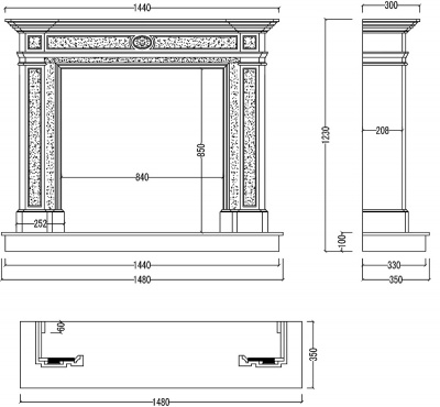 Мраморный портал Nerio