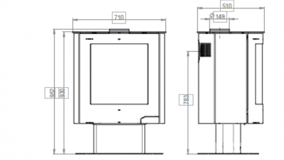 ПЕЧЬ-КАМИН Invicta TANA