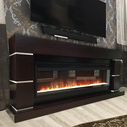 Линейный электрокамин с очагом Vision 60