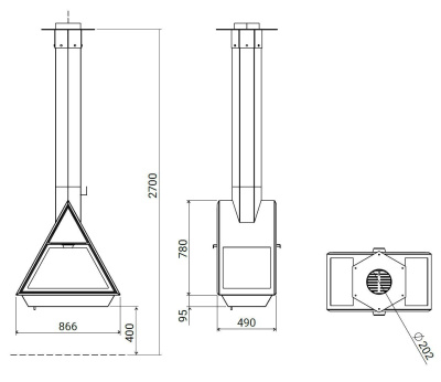 Камин Traforart Equil Art Central Камин Traforart Equil Art Central