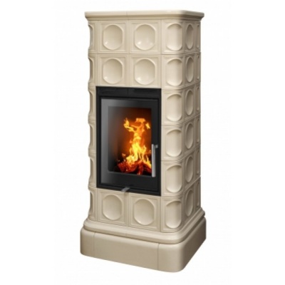 Печь-камин ABX KALEDONIE EXclusive L, средняя - вставка Orion (песчаный)