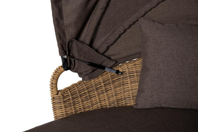 Круглый шезлонг 4SIS Стильяно Цвет: соломенный Круглый шезлонг 4SIS Стильяно Цвет: соломенный