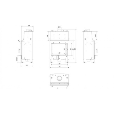 Каминная топка Kratki MBM PW 10 W