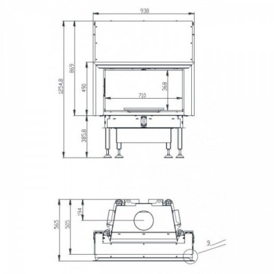 Каминная топка Bef home Trend V 7 Каминная топка Bef home Trend V 7