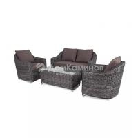 Комплект садовой мебели 4SIS Кон Панна Цвет: графит