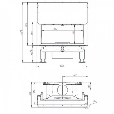 Каминная топка BeF Trend V12 Каминная топка BeF Trend V12