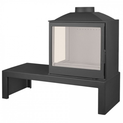 Отопительная печь Liseo Castiron LCI 5 GFL Table, стекло слева Отопительная печь Liseo Castiron LCI 5 GFL Table, стекло слева