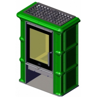 Печь-камин ABX SICILIE (бордо) Печь-камин ABX SICILIE (бордо)