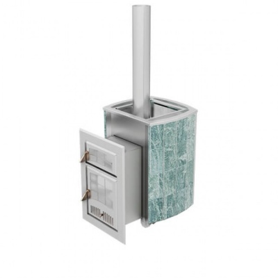 Печь для бани дровяная ИнжКомЦентр ВВД Чародейка М в талькохлорите