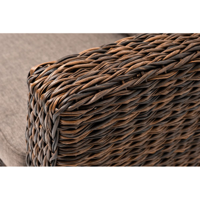 Диван 4SIS Капучино двухместный (гиацинт) Цвет: коричневый