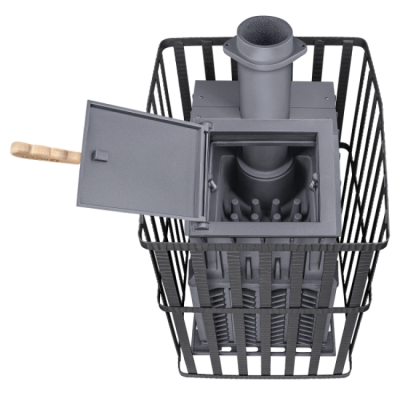 Печь для бани чугунная Гефест Гром 30 (П2) Ураган Печь для бани чугунная Гефест Гром 30 (П2) Ураган