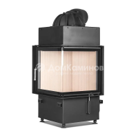 Каминная топка Hoxter Ecka 51 51 51L(R) Стальной теплообменник 45°