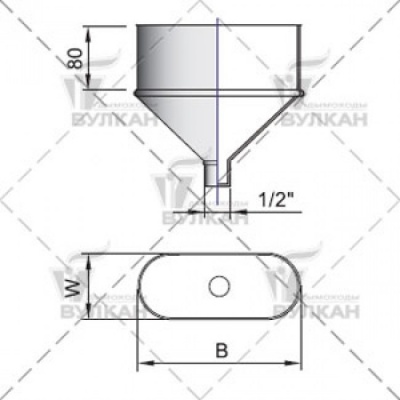 Конденсатосборник Вулкан VOG овал 120х240