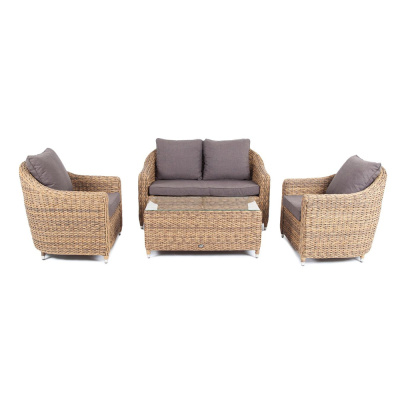 Комплект садовой мебели 4SIS Кон Панна (гиацинт) Цвет: соломенный Комплект садовой мебели 4SIS Кон Панна (гиацинт) Цвет: соломенный