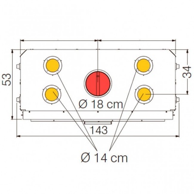 Каминная топка EdilKamin WINDO 120 N, nero