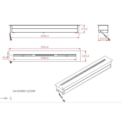 3D Электроочаг 3D LINE 150 3D Электроочаг 3D LINE 150