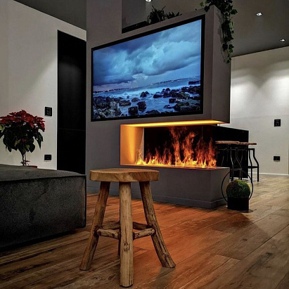 Электроочаг Cassette 1000 3Д Черная панель